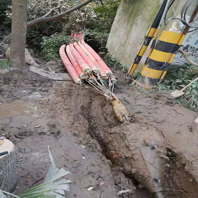 孝感武湖水厂管道拖拉管